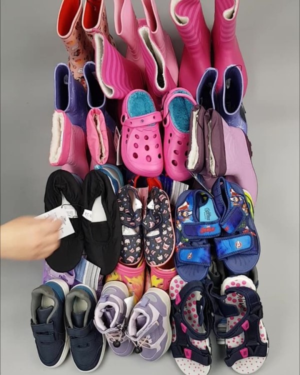 Фотография  961 - Обувь ALDI дети лето#10 кг, ЛОТ №4454 оптом в Калуге и Калужской области