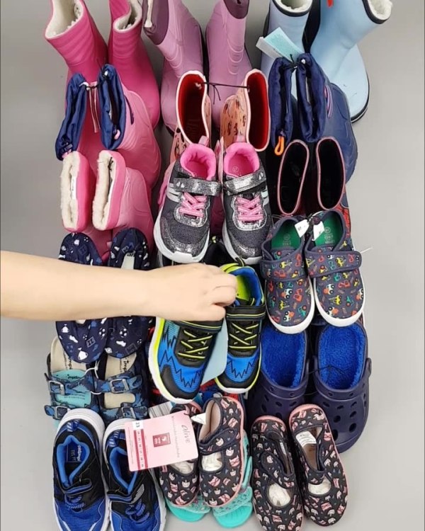 Фотография  515 - Обувь ALDI дети лето#10 кг, ЛОТ №4455 оптом в Калуге и Калужской области