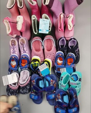 Фотография  564 - Обувь ALDI дети лето#10 кг, ЛОТ №4456 оптом в Калуге и Калужской области