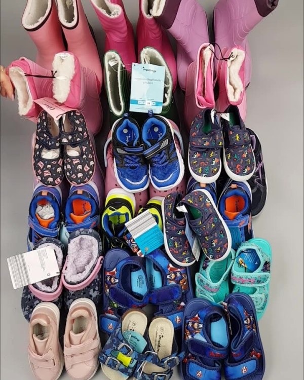 Фотография  491 - Обувь ALDI дети лето#10 кг, ЛОТ №4456 оптом в Калуге и Калужской области