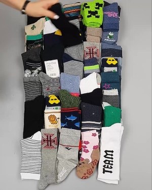 Фотография  952 - Носки дети СТОК зима#5 кг, ЛОТ №4870 оптом в Калуге и Калужской области