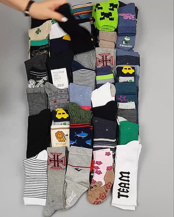 Фотография  221 - Носки дети СТОК зима#5 кг, ЛОТ №4870 оптом в Калуге и Калужской области