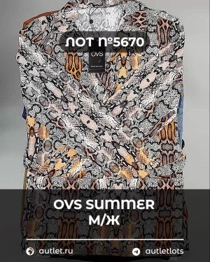 Купить OVS Summer м/ж mix#15 кг, ЛОТ №5670 оптом в Калуге и Калужской области