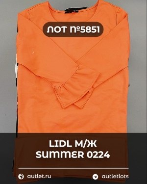 Купить LIDL Summer м/ж 022024#14 кг, ЛОТ №5851 оптом в Калуге и Калужской области