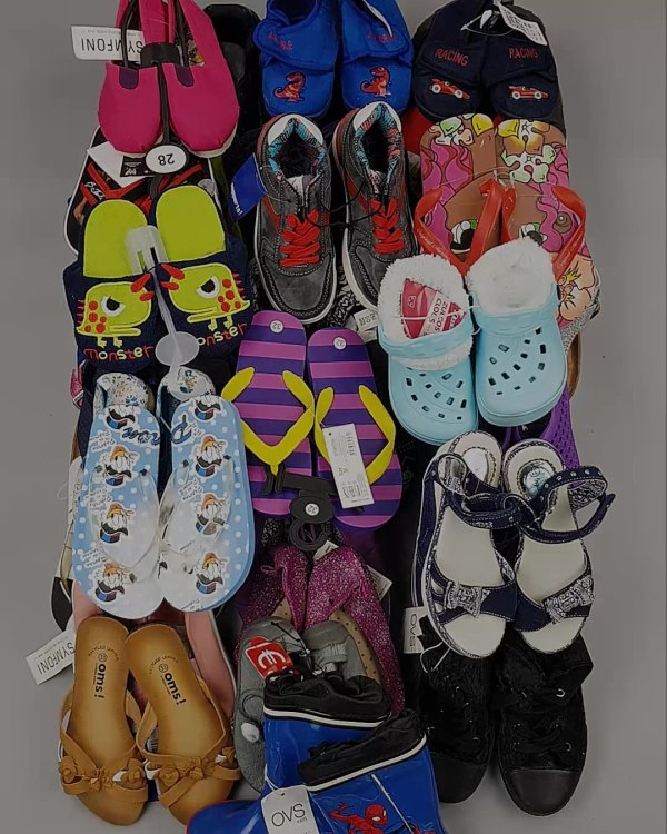 Фотография  632 - Обувь детская СТОК Summer#7,85 кг, ЛОТ №6196 оптом в Калуге и Калужской области