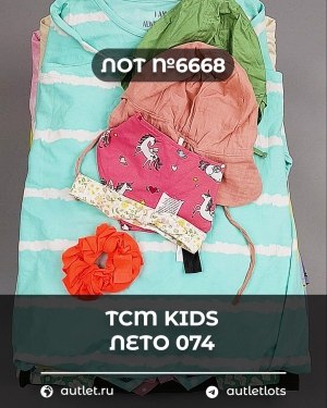 Купить TCM Kids лето 074#7 кг, ЛОТ №6668 оптом в Калуге и Калужской области