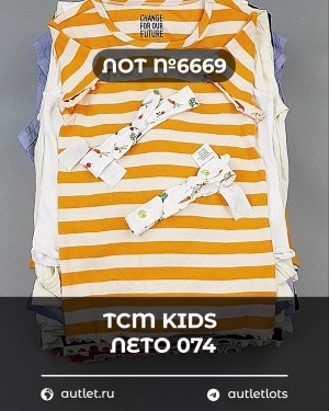 Купить TCM Kids лето 074#7 кг, ЛОТ №6669 оптом в Калуге и Калужской области