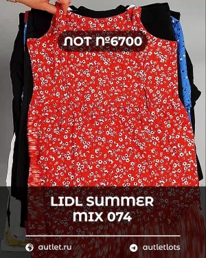 Купить LIDL Summer mix 074#15 кг, ЛОТ №6700 оптом в Калуге и Калужской области