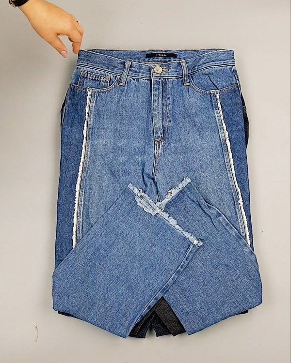 Фотография  568 - Cream Джинсы женские#25 кг оптом в Калуге и Калужской области