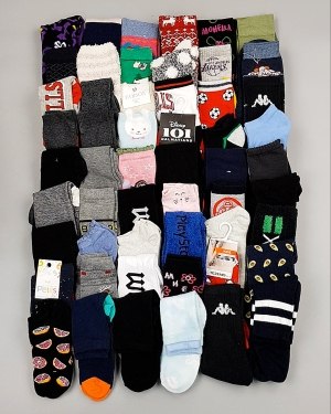 Купить Носки дети СТОК зима#5 кг, ЛОТ №6988 оптом в Калуге и Калужской области