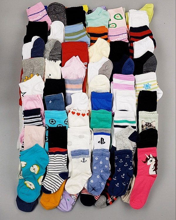 Фотография  563 - Носки дети СТОК лето#5 кг, ЛОТ №6992 оптом в Калуге и Калужской области