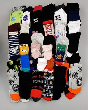 Фотография  570 - Носки дети СТОК зима#5 кг, ЛОТ №6989 оптом в Калуге и Калужской области