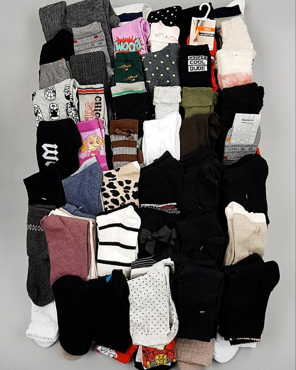 Фотография  486 - Носки дети СТОК зима#5 кг, ЛОТ №6986 оптом в Калуге и Калужской области