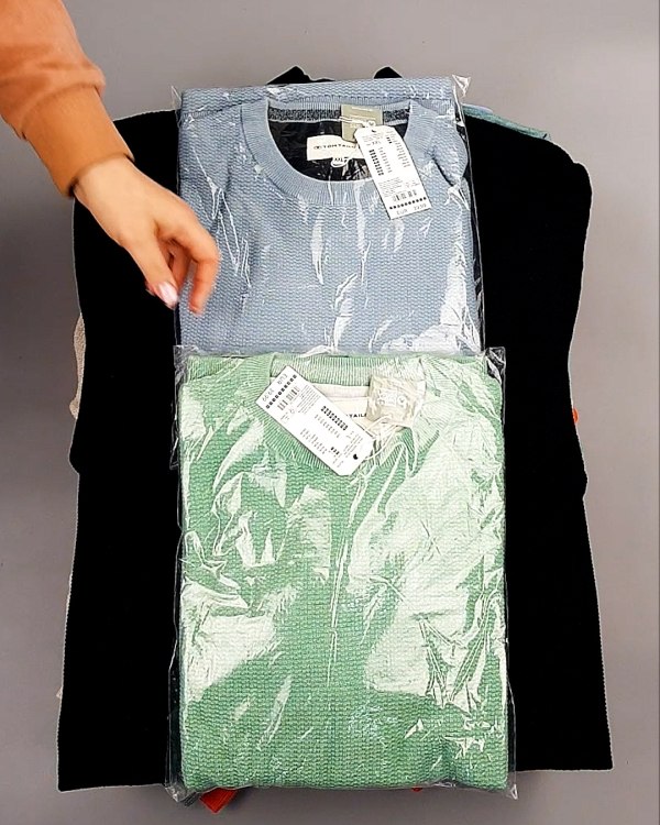 Фотография  382 - Джемпера легкие мужские TOM TAILOR 124#8,7 кг, ЛОТ №7606 оптом в Калуге и Калужской области