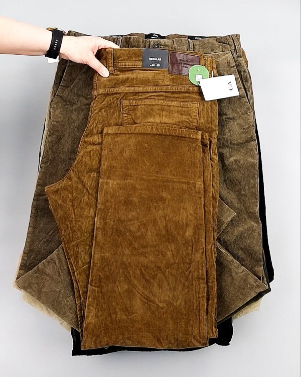 Фотография  787 - Брюки вельветовые м/ж C&A 025#10 кг, ЛОТ №8031 оптом в Калуге и Калужской области