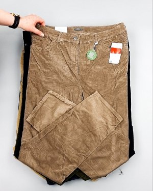 Фотография  768 - Брюки вельветовые м/ж C&A 025#10 кг, ЛОТ №7902 оптом в Калуге и Калужской области