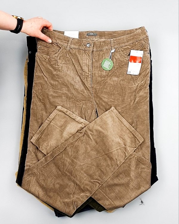 Фотография  611 - Брюки вельветовые м/ж C&A 025#10 кг, ЛОТ №7902 оптом в Калуге и Калужской области