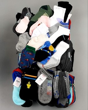 Фотография  923 - Носки дети лето CAN 084#5 кг, ЛОТ №8000 оптом в Калуге и Калужской области