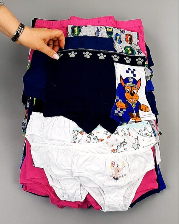 Фотография  567 - Нижнее белье LIDL Kids 074#5 кг, ЛОТ №8186 оптом в Калуге и Калужской области