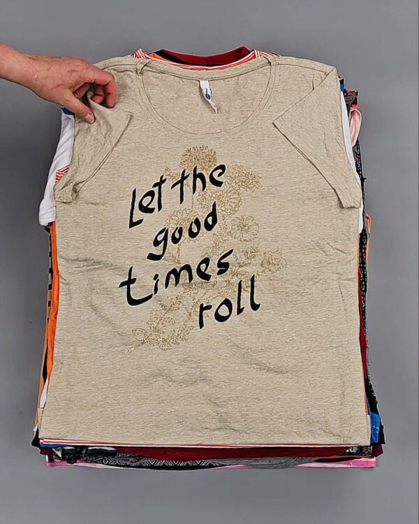 Фотография  835 - Футболки м/ж Cr+Ex#8 кг, ЛОТ № ВК0100 оптом в Калуге и Калужской области