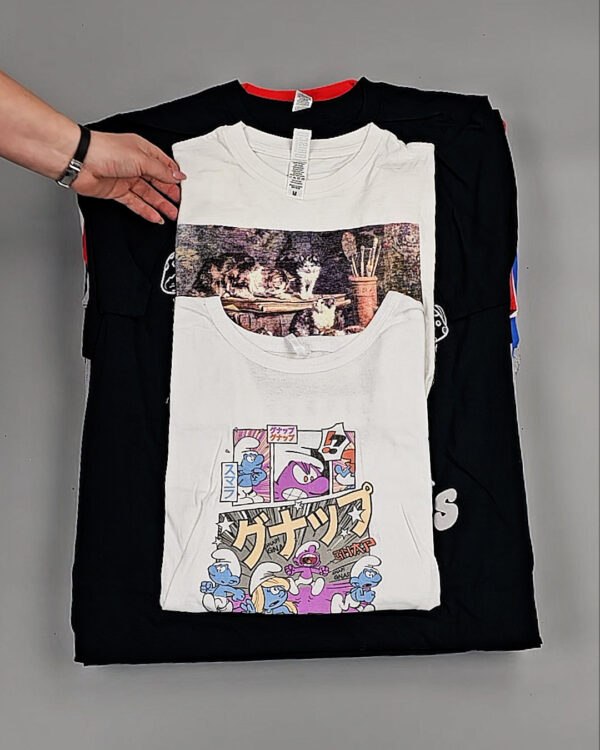 Фотография  834 - Футболки м/ж (Printed T-Shirts New)#5 кг, ЛОТ №8511 оптом в Калуге и Калужской области