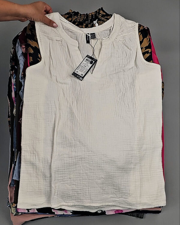 Фотография  597 - Блузки+Джемпера Bestseller Summer 045 B#8,5 кг, ЛОТ №9040 оптом в Калуге и Калужской области