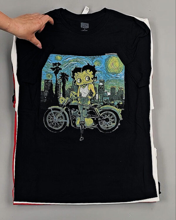 Фотография  953 - Футболки м/ж (Printed T-Shirts New)#5 кг, ЛОТ №8913 оптом в Калуге и Калужской области