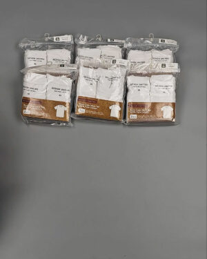 Фотография  309 - Футболка белая муж Корея 085#5 кг оптом в Калуге и Калужской области