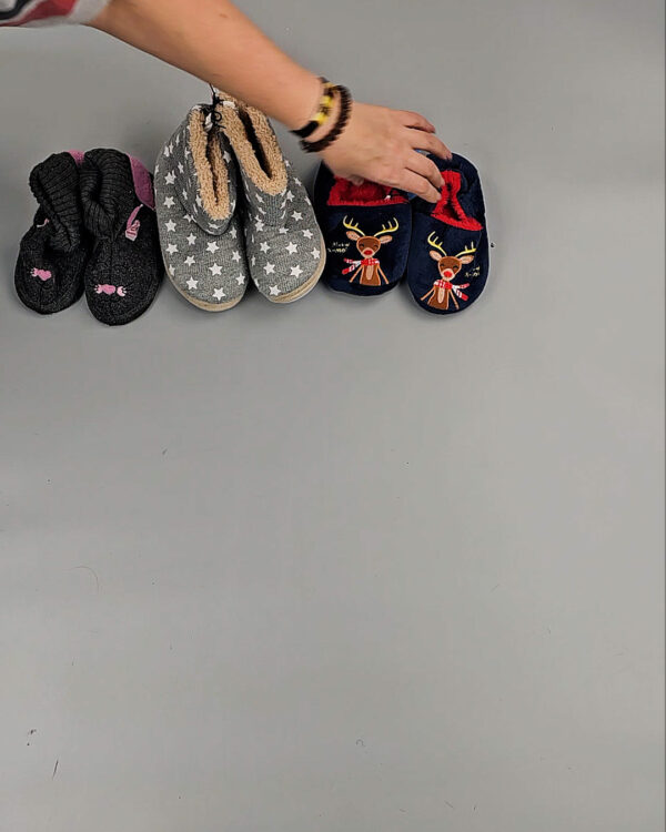 Фотография  498 - Обувь домашняя дети СТОК 065#3,2 кг, ЛОТ СТ-9727 оптом в Калуге и Калужской области