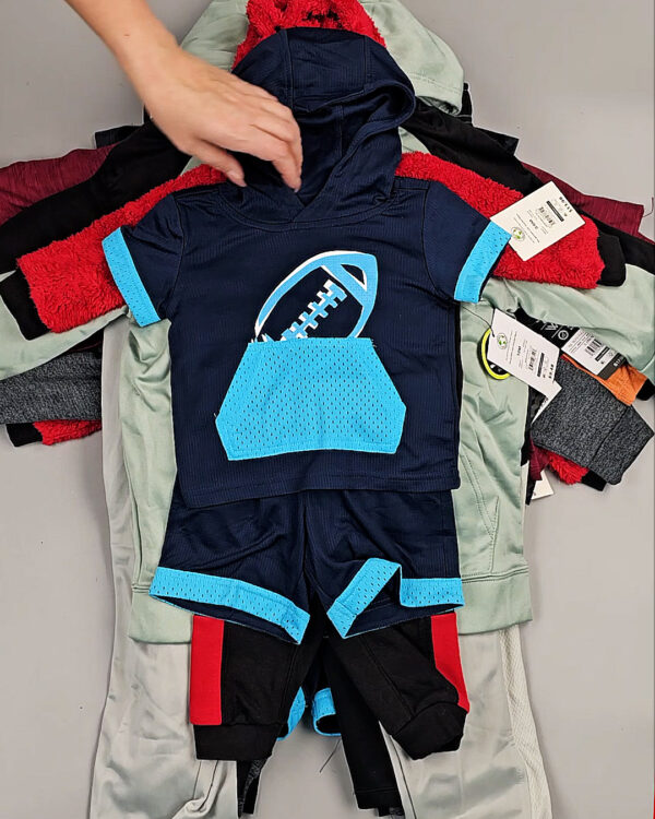 Фотография  406 - Спортивные костюмы дети CAN#6 кг, ЛОТ СТ-9737 оптом в Калуге и Калужской области