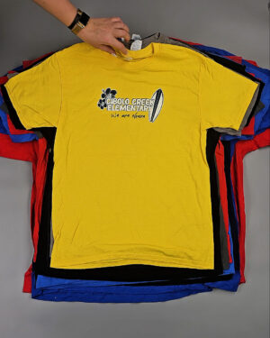 Фотография  345 - Футболки м/ж (Super T-Shirts Printed)#10 кг, ЛОТ СХ-0271 оптом в Калуге и Калужской области